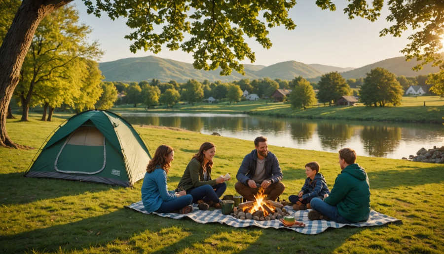 Vacances en famille en camping près de mâcon